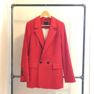 Marissa Webb Carmen Blazer (Red)